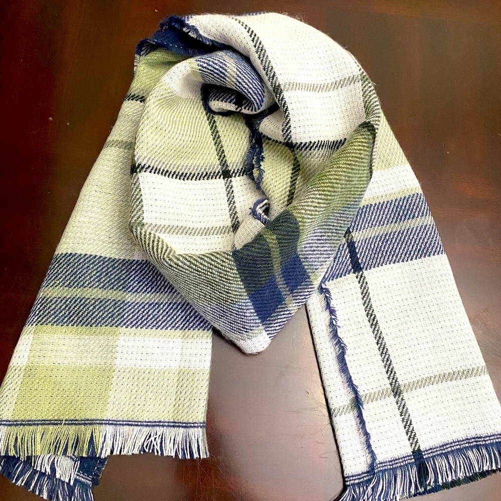 Sonoma reversible plaid oblong scarf